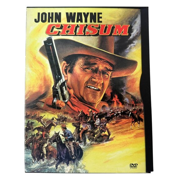 John Wayne Chisum DVD 1970 Western Andrew V McLaglen Warner Bros Fullscreen PG - Picture 1 of 7
